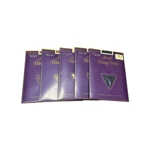 Hanes Fitting Pretty Vintage Lot 5 Queen Size 2X Style 770 Day Sheer Control Top